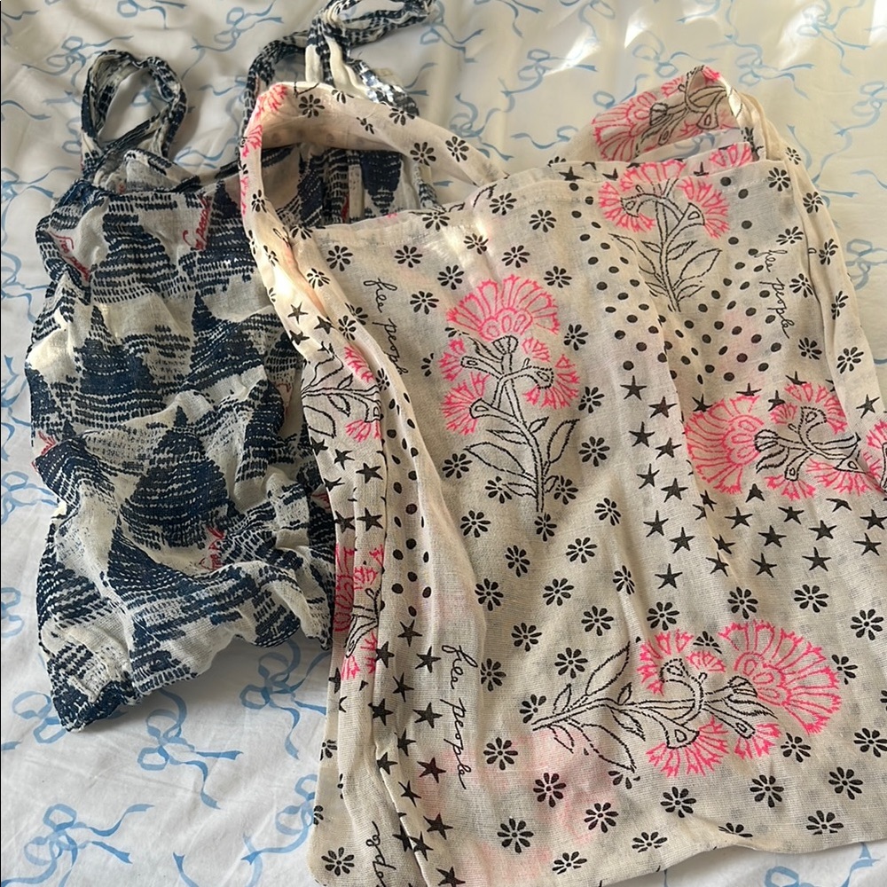 Floral and Abstract Print free people bags